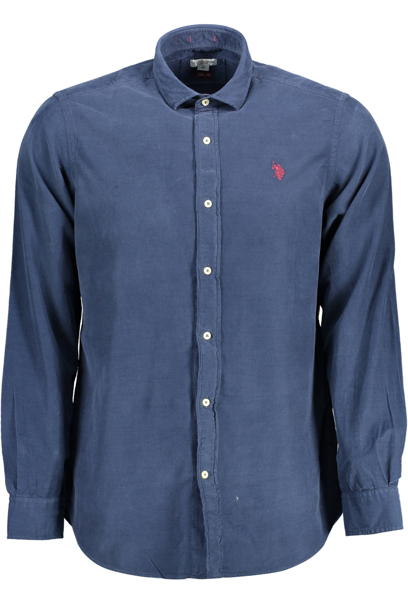 Camisa U.S. POLO ASSN. Azul – Camisa Masculina de Manga Comprida com Logótipo Bordado