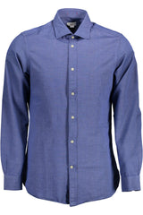 Camisa U.S. POLO ASSN. Azul – Camisa Masculina Clássica de Manga Comprida