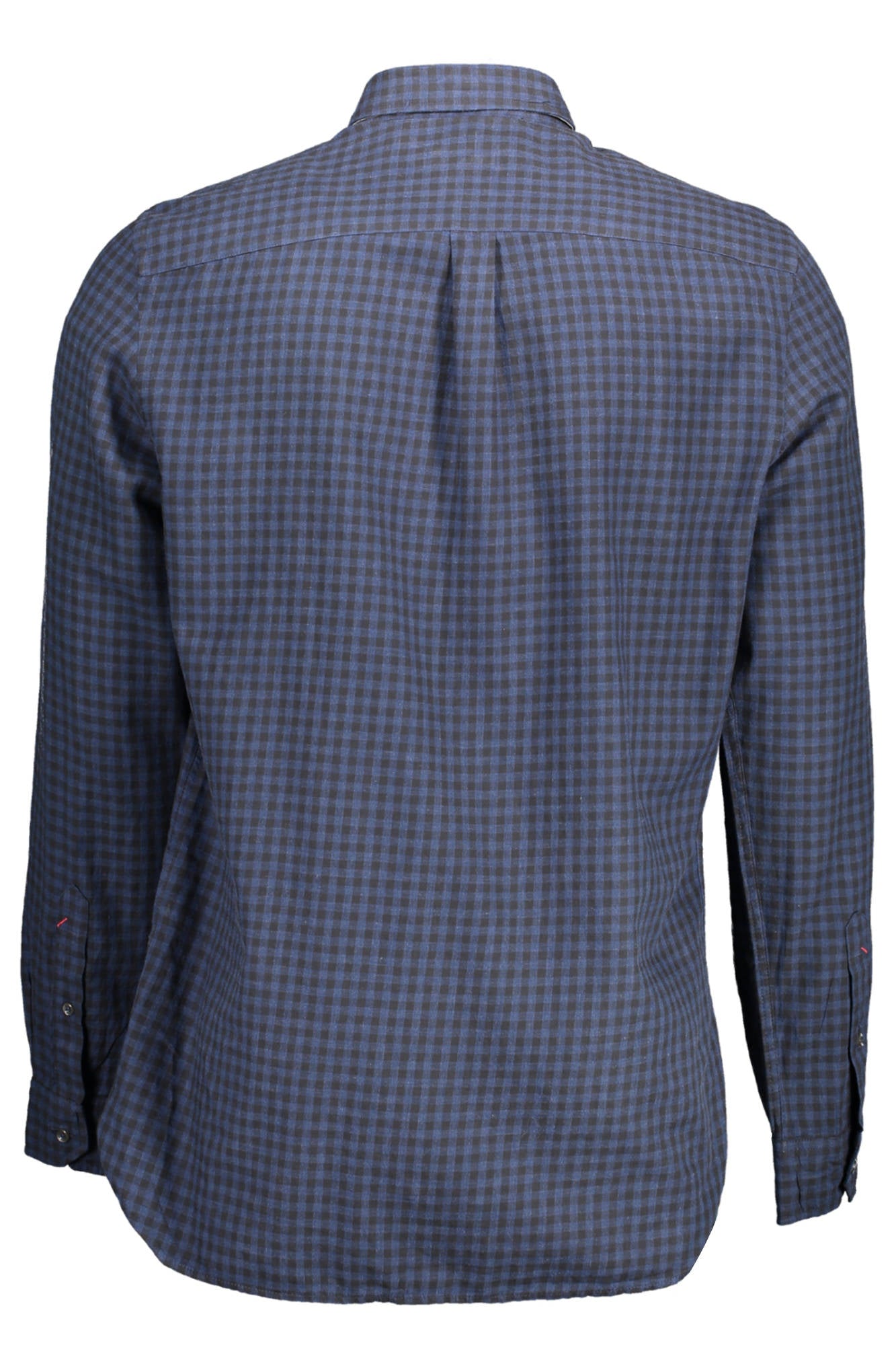 Camisa U.S. POLO ASSN. Azul Escuro – Camisa Masculina Padrão Micro-Xadrez