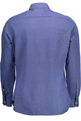 Camisa U.S. POLO ASSN. Azul – Camisa Masculina Clássica de Manga Comprida