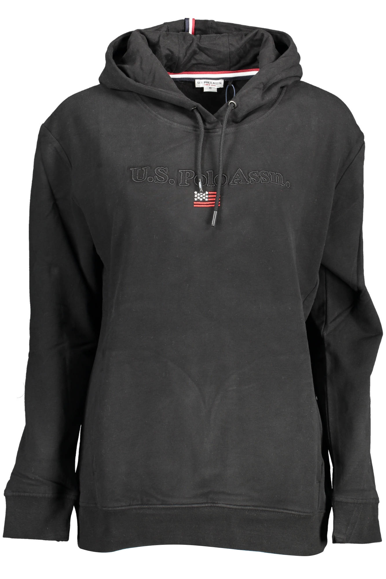Hoodie U.S. POLO ASSN. Preta – Sweatshirt com Capuz e Logótipo Bordado