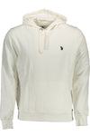 Hoodie U.S. POLO ASSN. Creme – Sweatshirt Masculina com Capuz e Logótipo Bordado