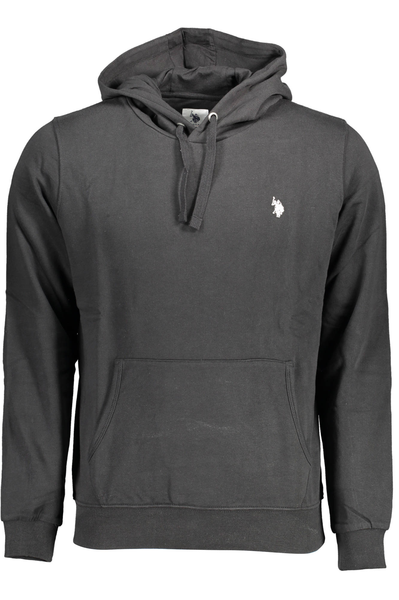 Hoodie U.S. POLO ASSN. Preta – Sweatshirt Masculina com Capuz e Bolso Canguru
