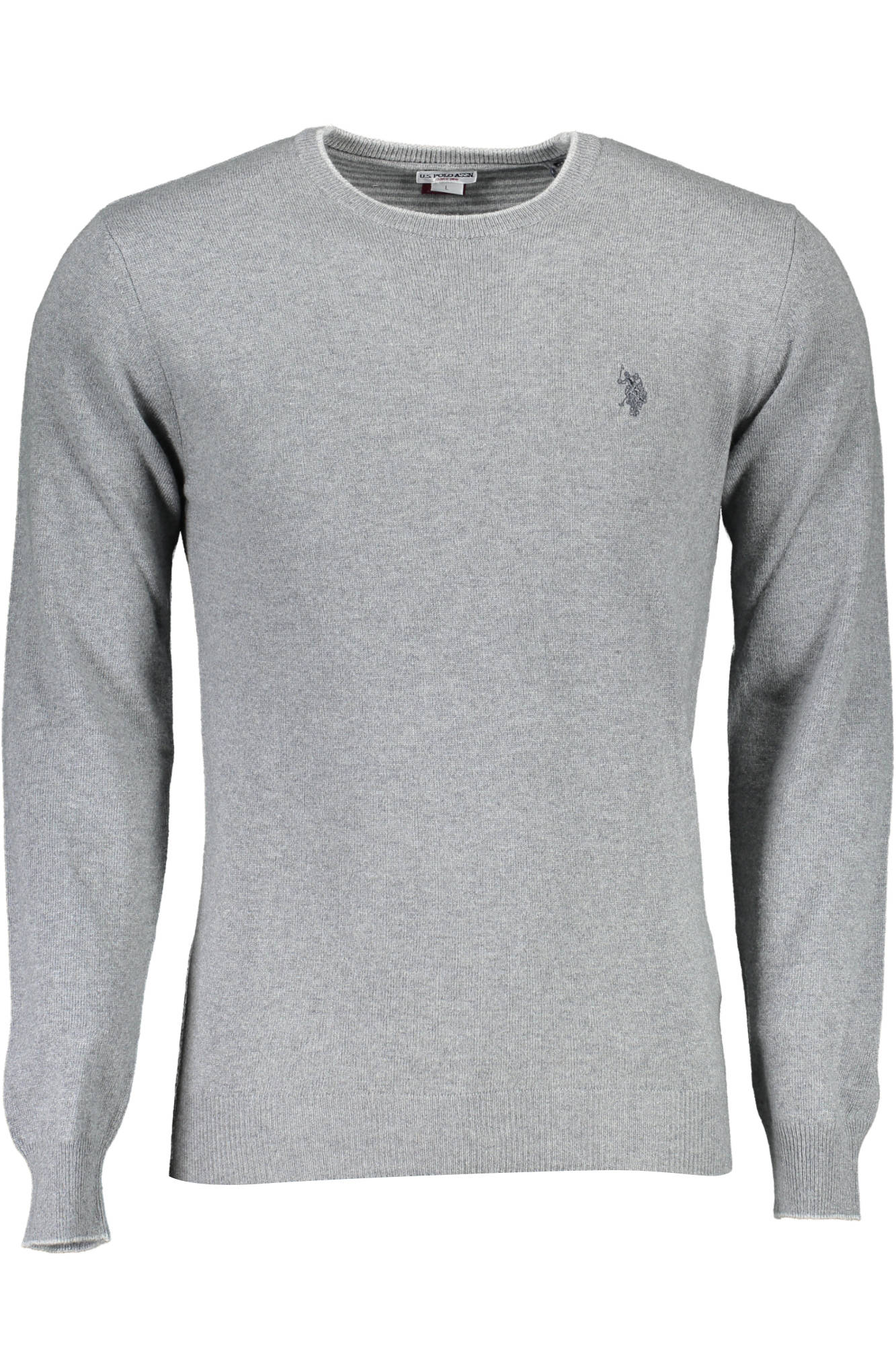 Camisola U.S. POLO ASSN. Cinza – Camisola Masculina Clássica com Logótipo Bordado