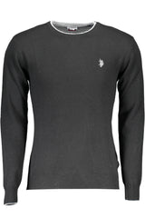 Camisola U.S. POLO ASSN. Preta – Camisola Masculina Clássica com Logótipo Bordado