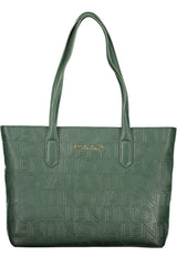 Mala Valentino (Verde) – Tote Bag com Padrão Monograma