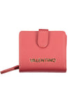 Carteira Valentino (Rosa) – Carteira Compacta com Fecho Zip