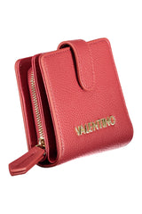 Carteira Valentino (Rosa) – Carteira Compacta com Fecho Zip